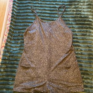 Romper, with front pockets
